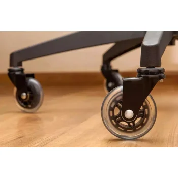 5x KÓŁKA DO FOTELA OBROTOWEGO KAUCZUKOWE ŁOŻYSKOWANE ZESTAW 11mm