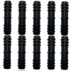 DWUZŁĄCZKA Złączka do linii kroplujących Wtyk na wąż ogrodowy 16 mm 10sztuk