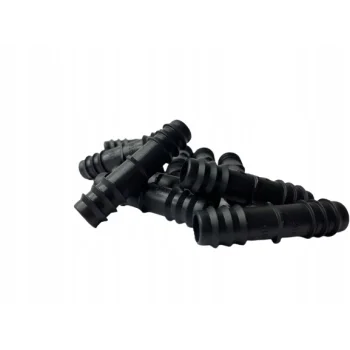 DWUZŁĄCZKA Złączka do linii kroplujących Wtyk na wąż ogrodowy 16 mm 10sztuk