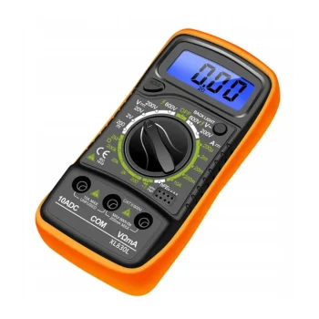 MULTIMETR MIERNIK ELEKTRYCZNY CYFROWY TESTER NAPIĘCIA PRĄDU ekran LCD