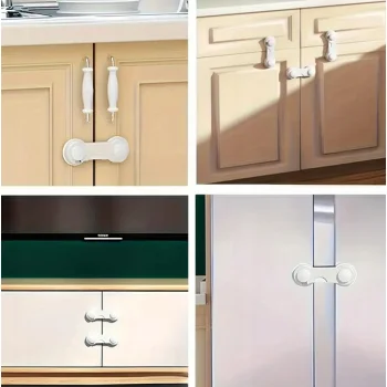 Zabezpieczenie Szafek Blokada Mebli Drzwi do Szuflad dla Niemowląt Dzieci