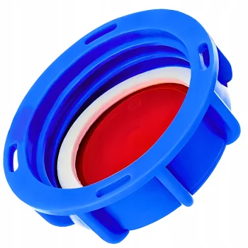 Nakrętka z zaślepką do IBC GW S60x6 Złącze Korek do zbiornika Beczki