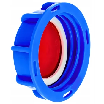 Nakrętka z zaślepką do IBC GW S60x6 Złącze Korek do zbiornika Beczki