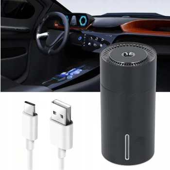 Nawilżacz Powietrza Samochodowy Mini Dyfuzor Zapachowy USB Bezprzewodowy