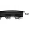 10m Obrzeże Trawnikowe 4cm 40mm + kotwy 30szt - Obrzeże Ogrodowe Czarne