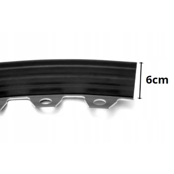 10m Obrzeże Trawnikowe 4cm 40mm + kotwy 30szt - Obrzeże Ogrodowe Czarne