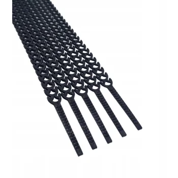 Opaski zaciskowe ELASTYCZNE do mocowania roślin KLIPSY 10x300mm 20 SZT
