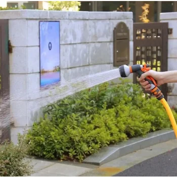 PISTOLET ZRASZAJĄCY Zestaw do węża ze złączkami PODLEWANIE 8 funkcji