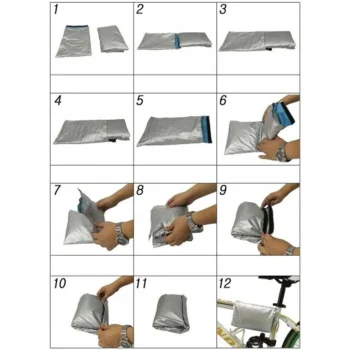 POKROWIEC NA ROWER ZIMA / LATO UV WODOODPORNY MOTOR SKUTER 100 x 200 cm