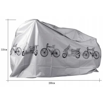 POKROWIEC NA ROWER ZIMA / LATO UV WODOODPORNY MOTOR SKUTER 100 x 200 cm