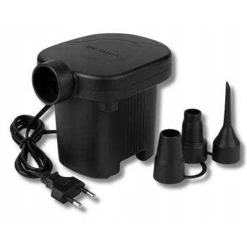 POMPKA ELEKTRYCZNA DO MATERACA PONTONU BASENU ROWERU 3 KOŃCÓWKI 230V