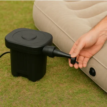 POMPKA ELEKTRYCZNA DO MATERACA PONTONU BASENU ROWERU 3 KOŃCÓWKI 230V