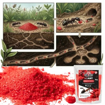 PREPARAT ŚRODEK do zwalczania mrówek gniazd kolonii TRUTKA 1kg proszek