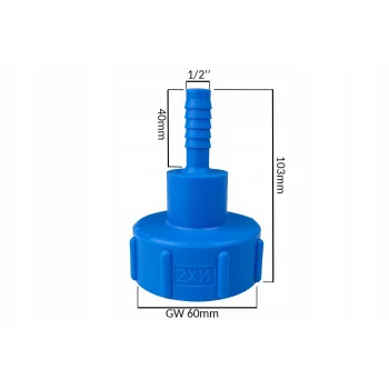 Redukcja Bradas IBCS60F-H012 do mauzera z wyjściem na wąż 1/2 Złącze