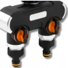 ROZDZIELACZ NA KRAN Węże Ogrodowy Do wody 2-drożny Zawory GW 1