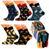 5x Skarpety Męskie Śmieszne BAWEŁNIANE Skarpetki 39-42 Dzień chłopaka