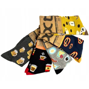5x Skarpety Męskie Śmieszne BAWEŁNIANE Skarpetki 39-42 Dzień chłopaka