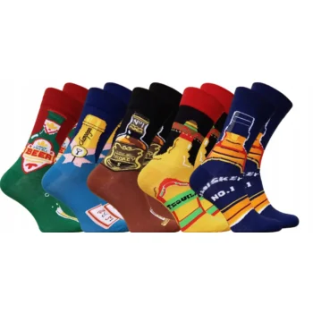 5x Skarpety Męskie Śmieszne BAWEŁNIANE Skarpetki 39-42 Dzień chłopaka