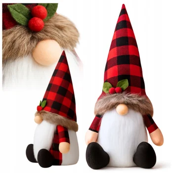 Skrzat KRASNAL Gnom Świąteczny Dekoracje Ozdoby Świąteczne PREZENT święta