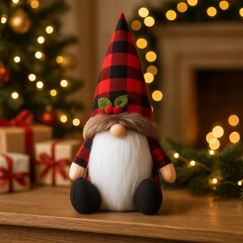 Skrzat KRASNAL Gnom Świąteczny Dekoracje Ozdoby Świąteczne PREZENT święta