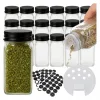 POJEMNIKI NA PRZYPRAWY SŁOIKI ORGANIZER 24 SZT ZESTAW + NAKLEJKI SŁOICZKI