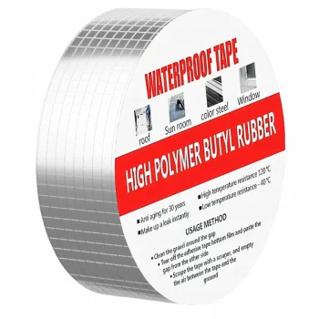 Mocna Taśma Butylowa Klejąca Wodoodporna Uszczelniająca Naprawcza 5cm 5m