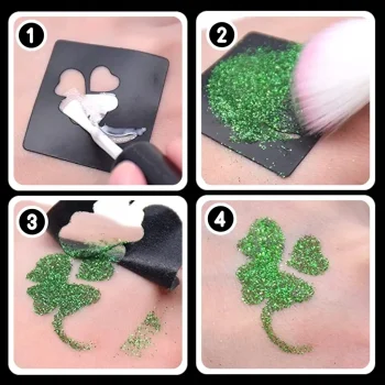 Tatuaże Zmywalne Brokatowe 63 Szablony Dla Dzieci Zestaw Do Robienia Tatuaż