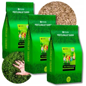 TRAWA NASIONA Odporna na deptanie Sportowa Rekreacyjna Ogrodowa GĘSTA 15 kg