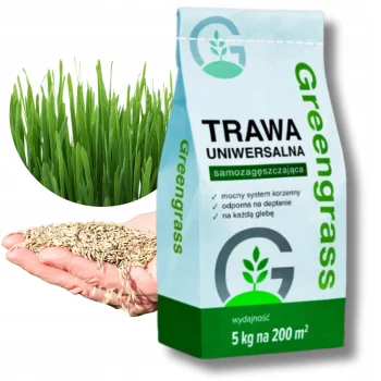 TRAWA NASIONA Uniwersalna ODPORNA NA DEPTANIE WIELOLETNIA Zagęszczająca 5kg