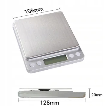 WAGA JUBILERSKA 500g 0,01g ELEKTRONICZNA DOMOWA PRECYZYJNA LCD KUCHENNA