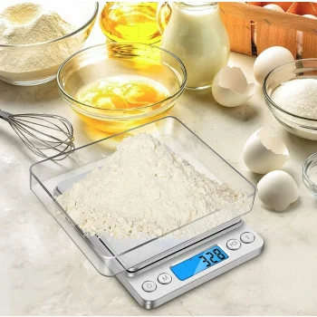 WAGA JUBILERSKA 500g 0,01g ELEKTRONICZNA DOMOWA PRECYZYJNA LCD KUCHENNA