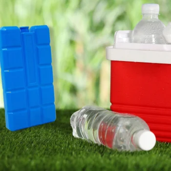 2x WKŁADY CHŁODZĄCE MROŻĄCE DO TORBY TERMICZNEJ LODÓWKI TURYSTYCZNEJ 200ml