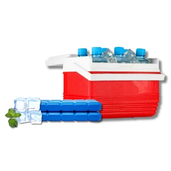 2x WKŁADY CHŁODZĄCE MROŻĄCE DO TORBY TERMICZNEJ LODÓWKI TURYSTYCZNEJ 200ml