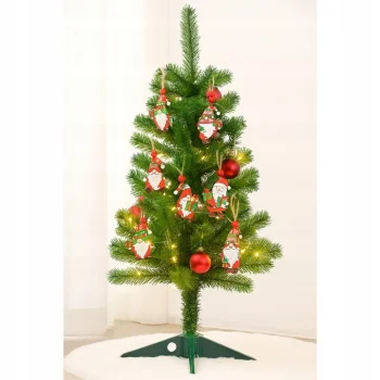 Ozdoby choinkowe zawieszki DREWNIANE skrzaty ZESTAW prezentowe 12szt