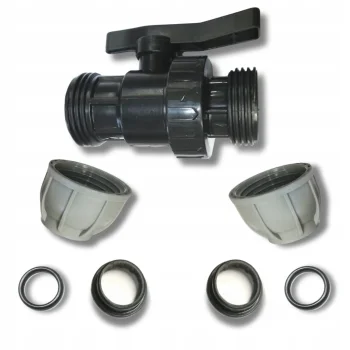 Zawór Kulowy Skręcany PE do Rury Węża Linii kroplującej ODCINAJĄCY fi 32mm