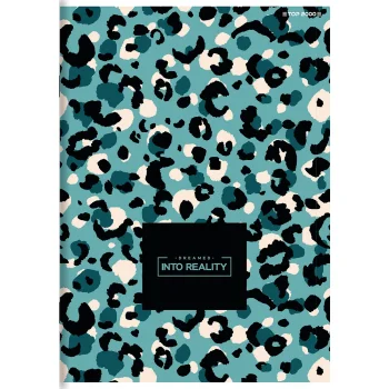 Zeszyt A5 w linię 60 kartek Linia z marginesem mix wzorów 60 g 1 sztuka