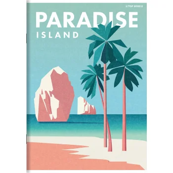 Zeszyt A5 w linię 60 kartek Linia z marginesem mix wzorów 60 g 1 sztuka