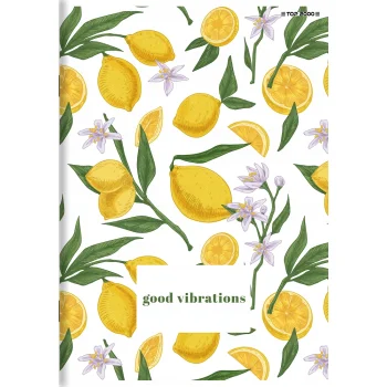 Zeszyt A5 w linię 60 kartek Linia z marginesem mix wzorów 60 g 1 sztuka