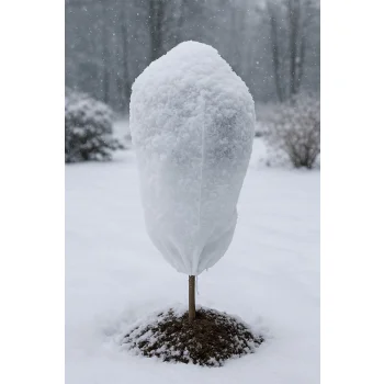 KAPTUR OCHRONNY ZIMOWY DO ROŚLIN NA ZIMĘ 60x80cm WOREK TORBA SZNUR 50g/m