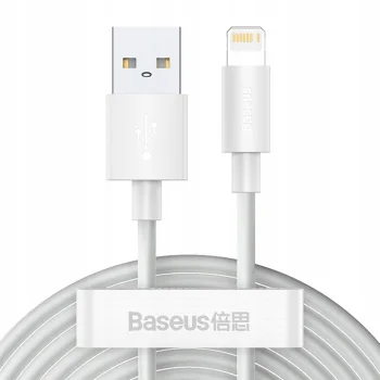 BASEUS 2x Kabel USB Lightning do iPhone 2.4A 1.5m