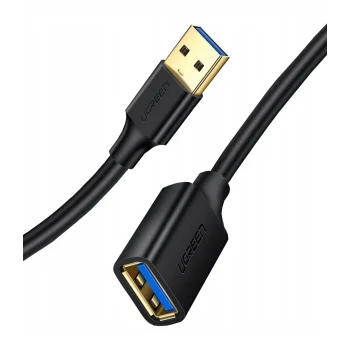 Kabel USB 3.0 przedłużacz UGREEN czarny 200cm 2m