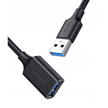 Kabel USB 3.0 przedłużacz UGREEN czarny 100cm 1m