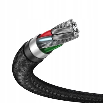 Kabel USB 3.0 przedłużacz BASEUS czarny 100cm 1m