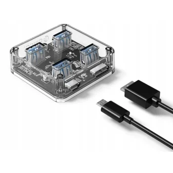Orico HUB 4w1 USB 3.0 adapter rozdzielacz 5GBs