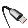 BASEUS Kabel USB-C pomiar prądu 5A PD 100W 1m