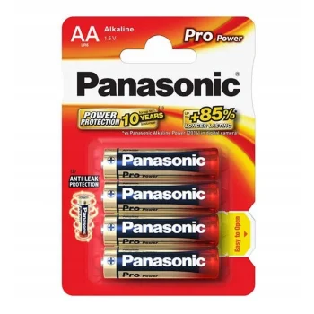 Panasonic bateria alkaliczna LR6 AA Pro Power 4szt