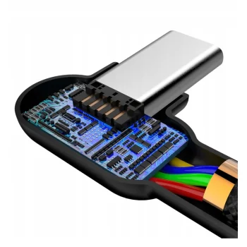 Mcdodo Kabel kątowy QC USB USB-C LED 2A 0,5m