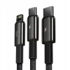 Baseus Kabel USB-C Lightning micro USB 3,5A 1,5m