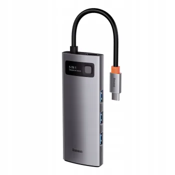 Baseus Adapter HUB 5w1 USB-C HDMI USB 3.0 100W