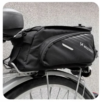 Wozinsky Torba na rower ramię bagażnik + pokrowiec